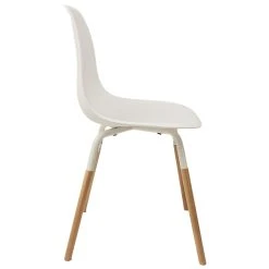Home Déco Factory Chaise De Salle à Manger Scandinave Blanc - Phenix -SEMA design Boutique 12624 3