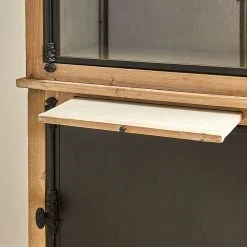 Côté Table Buffet Haut En Vieux Pin Et Metal Noir H230cm - Indus -SEMA design Boutique 137f1 22234 situ02 web