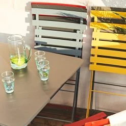 Fermob Chaise D'exterieur En Acier Gris Orage - Bistro -SEMA design Boutique 154db amb jardin2021 0443 hd