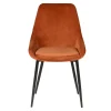 Zago Chaise Salle à Manger En Velours Cognac - Ben -SEMA design Boutique 19b64 bari cha12v 01