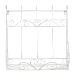 Comptoir De Famille Porte Plante Murale En Fer Blanc - Charmet