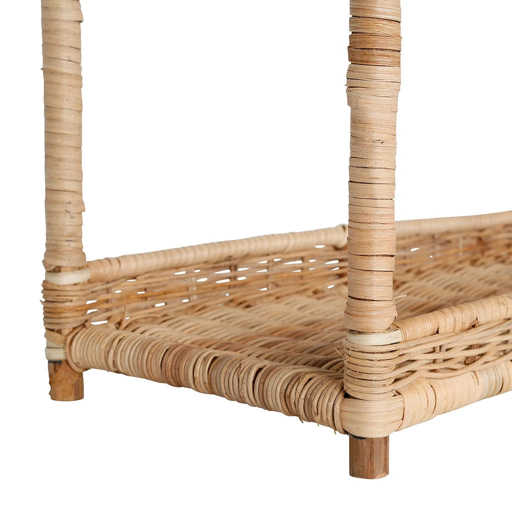 Comptoir De Famille Desserte 2 Niveaux En Rotin Naturel - Fantine 7 Comptoir De Famille Desserte 2 Niveaux En Rotin Naturel - Fantine – Image 5