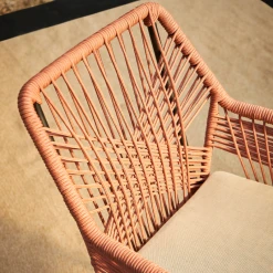 Kaemingk Chaise De Jardin Empilable En Résine Tressée Terre Cuite - Seville 10 Kaemingk Chaise De Jardin Empilable En Résine Tressée Terre Cuite - Seville -SEMA design Boutique 2e341 chaise de jardin en resine tresse terrecuite seville zoom.png