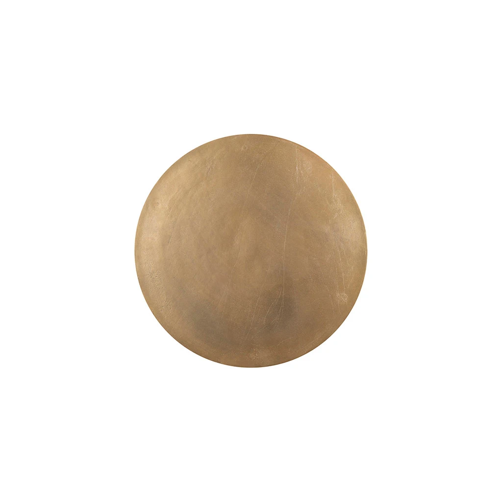 Côté Table Table Basse Gigogne Ronde (lot De 2) En Fer Doré - Félia 4 Côté Table Table Basse Gigogne Ronde (lot De 2) En Fer Doré - Félia – Image 2