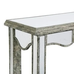 Côté Table Console Avec Tiroir En Bois Miroir Patiné -SEMA design Boutique 37118 DET03 WEB