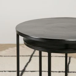 Côté Table Tables D'appoint Gigogne (x2) En Fer Noir - Felia 12 Côté Table Tables D'appoint Gigogne (x2) En Fer Noir - Felia -SEMA design Boutique 37336 SITU03 WEB