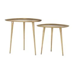 Côté Table Table Appoint Gigogne Doré - Corbel