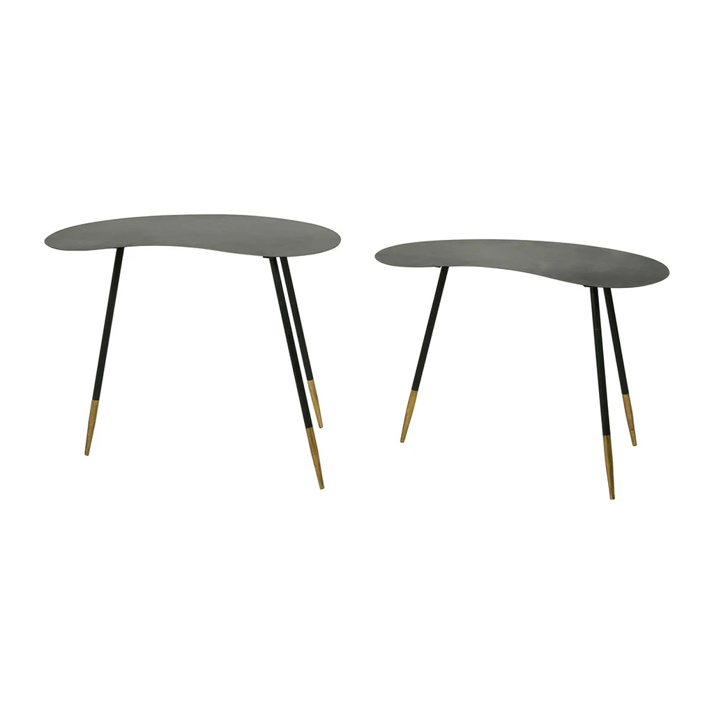 Côté Table Table Basse En Fer Noir - Austin 4 Côté Table Table Basse En Fer Noir - Austin – Image 2