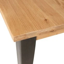 Zago Table à Manger En Chêne Massif Et Pieds Acier L200cm - Manny -SEMA design Boutique 421a9 606299 frn08 web