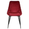 Zago Chaise Salle à Manger En Velours Rouge - Ben -SEMA design Boutique 43556 bari cha03v 01