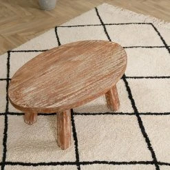 Jardin D'Ulysse Table Basse En Bois Naturel De Manguier L72cm - Le Cap Ouest -SEMA design Boutique 466346 SITU02 WEB