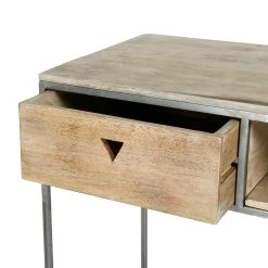 Jardin D'Ulysse Bureau Avec Tiroir En Manguier Et Fer - Tangram -SEMA design Boutique 466976 DET03 WEB