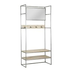 Jardin D'Ulysse Vestiaire D'entrée Avec Miroir En Manguier Naturel Et Fer - Tangram 9 Jardin D'Ulysse Vestiaire D'entrée Avec Miroir En Manguier Naturel Et Fer - Tangram -SEMA design Boutique 466977 DET01 WEB