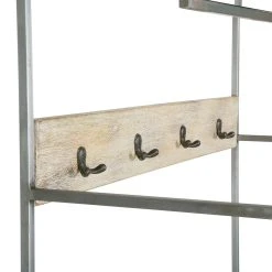 Jardin D'Ulysse Vestiaire D'entrée Avec Miroir En Manguier Naturel Et Fer - Tangram 11 Jardin D'Ulysse Vestiaire D'entrée Avec Miroir En Manguier Naturel Et Fer - Tangram -SEMA design Boutique 466977 DET03 WEB