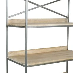 Jardin D'Ulysse Etagère En Manguier Naturel Et Fer 4 Niveaux H180 Cm - Tangram -SEMA design Boutique 466978 DET02 WEB