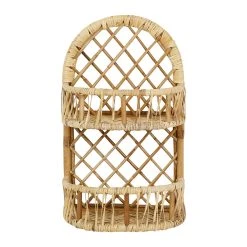 Jardin D'Ulysse Etagère Murale En Rotin Naturel - Jardin D'hiver