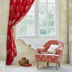 Comptoir De Famille Fauteuil Crapaud Floral En Coton Rouge Et Pin - Margot 15 Comptoir De Famille Fauteuil Crapaud Floral En Coton Rouge Et Pin - Margot -SEMA design Boutique 4b2eb uni hd margot
