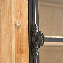 Côté Table Buffet Haut En Vieux Pin Et Metal Noir H230cm - Indus -SEMA design Boutique 589e1 22234 situ05 web