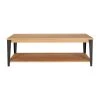 Zago Table Basse En Chêne Massif Et Pieds Acier L120cm - Manny -SEMA design Boutique 606298 FRN01 WEB