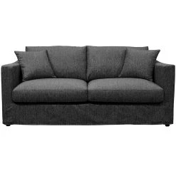 Inside Canapé Convertible 3 Places Gabriel - Tissu - Enjoy Anthracite