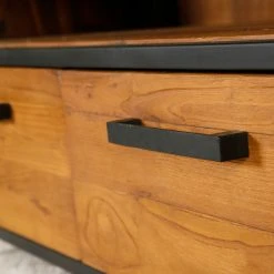 Casita Meuble TV En Teck Massif 3 Tiroirs L150cm - Alix -SEMA design Boutique 614106 SITU04 WEB