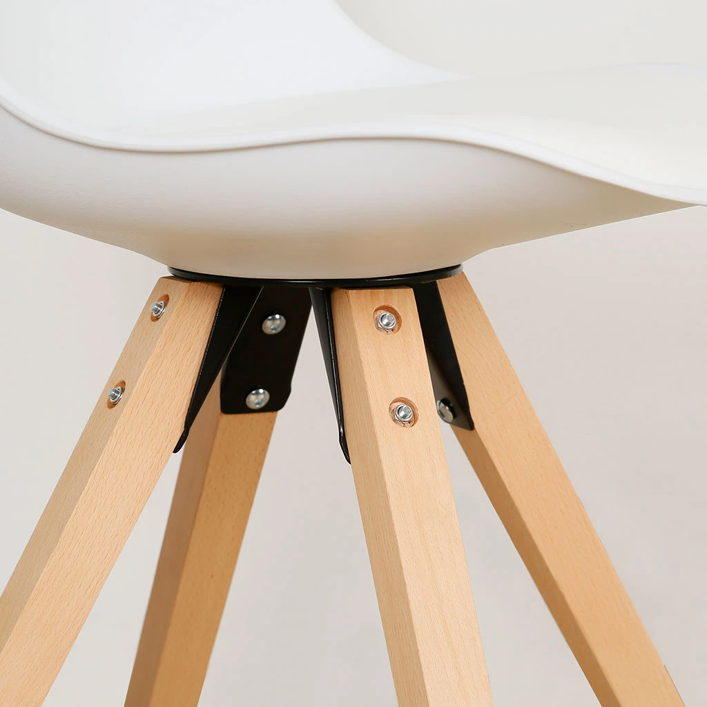 Casita Chaise Salle à Manger En Bois Naturel Et Blanc - Leonce 5 Casita Chaise Salle à Manger En Bois Naturel Et Blanc - Leonce – Image 3