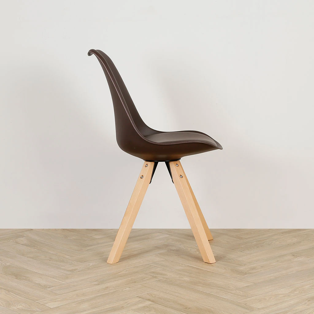 Casita Chaise Salle à Manger En Bois Naturel Et Marron - Leonce 6 Casita Chaise Salle à Manger En Bois Naturel Et Marron - Leonce – Image 4