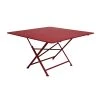 Fermob Table De Jardin Pliante Carrée En Acier Piment 128x128cm - Cargo -SEMA design Boutique 618503 FRN01 WEB