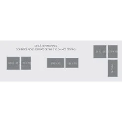 Fermob Table De Jardin Pliante Carrée En Acier Piment 128x128cm - Cargo -SEMA design Boutique 618503 FRN02 WEB