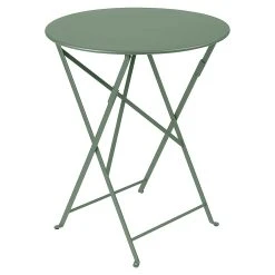 Fermob Table De Jardin Ronde Pliante En Acier Cactus - Bistro