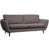 Inside Canapé Fixe 3 Places Axel - Velours Texturé - Dany Anthracite