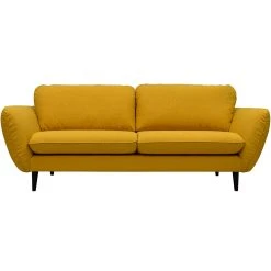 Inside Canapé Fixe 3 Places Axel - Velours Texturé - Dany Anthracite -SEMA design Boutique 619585 FRN06 WEB