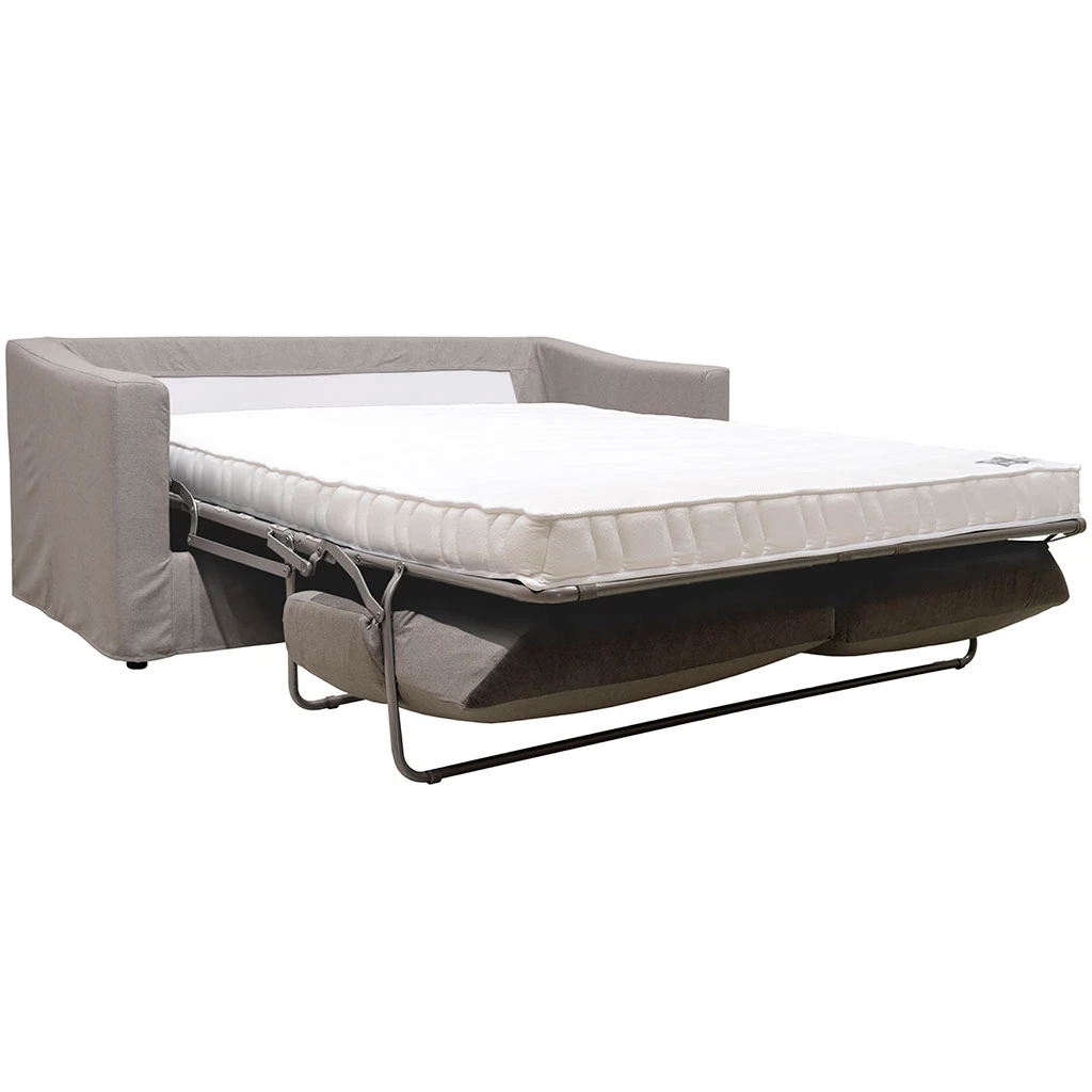 Inside Canapé Convertible 3 Places Gabriel - Velours Texturé - Ecru 10 Inside Canapé Convertible 3 Places Gabriel - Velours Texturé - Ecru – Image 8