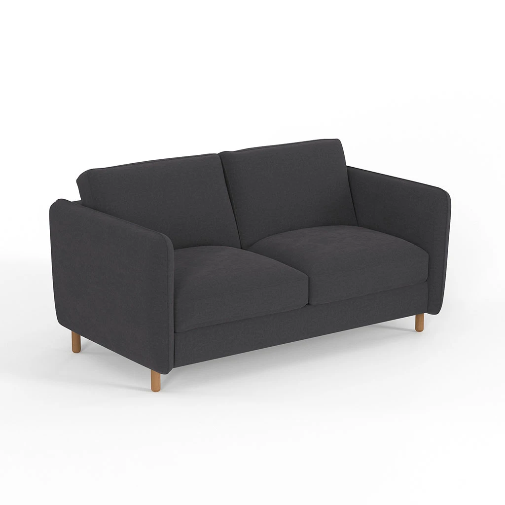 Inside Canapé Convertible 2 Places Gustave - Velours Vintage - Adore Anthracite 6 Inside Canapé Convertible 2 Places Gustave - Velours Vintage - Adore Anthracite – Image 4