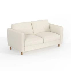 Inside Canapé Convertible 2 Places Gustave - Velours Texturé - Dany Ecru -SEMA design Boutique 619764 FRN02 WEB