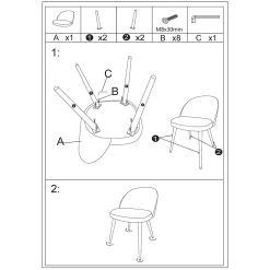 Opjet Chaise Salle à Manger En Velours Taupe - Ingrid -SEMA design Boutique 621894 FRN05 WEB
