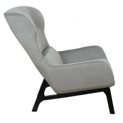 Home Déco Factory Fauteuil En Velours Côtelé Gris Foncé - Roma -SEMA design Boutique 623004 FRN04 WEB