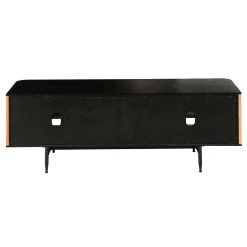 Zago Meuble TV En Chêne Naturel Et Noir 4 Niche L130cm - Linea 11 Zago Meuble TV En Chêne Naturel Et Noir 4 Niche L130cm - Linea -SEMA design Boutique 626662 FRN04 WEB