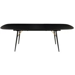 Zago Table à Manger Avec Allonge En Placage Chêne Noir 180x105cm - Verona -SEMA design Boutique 626663 FRN05 WEB