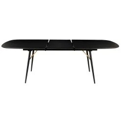 Zago Table à Manger Avec Allonge En Placage Chêne Noir 180x105cm - Verona -SEMA design Boutique 626663 FRN06 WEB