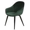 Zago Chaise Avec Accoudoirs En Velours Vert Sapin - Ben -SEMA design Boutique 626681 FRN01 WEB