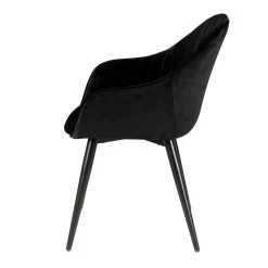 Zago Chaise Avec Accoudoir En Velours Noir - Ben -SEMA design Boutique 626682 FRN03 WEB