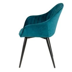 Zago Chaise Avec Accoudoir En Velours Bleu - Ben -SEMA design Boutique 626683 FRN04 WEB