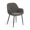 La Forma Chaise Avec Accoudoir En Tissu Gris Foncé - Konna 2 La Forma Chaise Avec Accoudoir En Tissu Gris Foncé - Konna -SEMA design Boutique 627657 FRN01 WEB