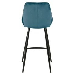 Zago Chaise Plan De Travail En Velour Bleu - Ben -SEMA design Boutique 630955 FRN04 WEB