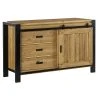 Casita Buffet Industriel En Pin Massif L150cm - Lugano -SEMA design Boutique 632326 FRN01 WEB