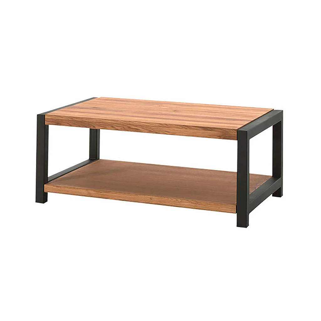 Casita Table Basse Double Plateau En Chêne Massif L110cm - Catane 3 Casita Table Basse Double Plateau En Chêne Massif L110cm - Catane