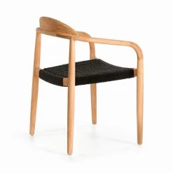 La Forma Chaise Salle à Manger En Bois D'acacia Et Corde Noir - Nina 10 La Forma Chaise Salle à Manger En Bois D'acacia Et Corde Noir - Nina -SEMA design Boutique 632440 FRN03 WEB