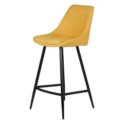 Zago Chaise De Bar Tissu Moutarge - Ben -SEMA design Boutique 633427 FRN03 WEB