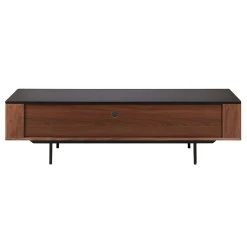 Zago Meuble TV En Noyer Et Métal Noir - Nuna -SEMA design Boutique 633451 FRN04 WEB